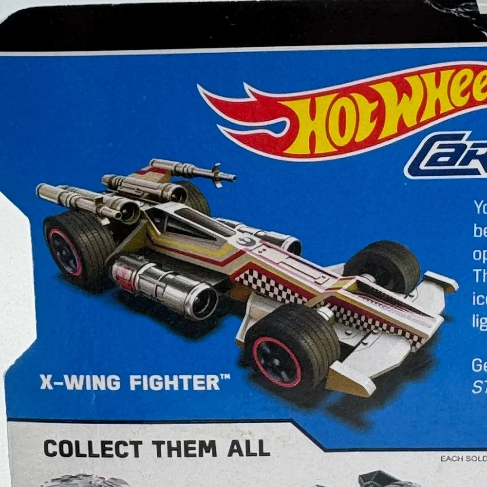 Hot Wheels Star Wars Carships X-Wing Fighter Die-Cast Car White‎ DPV26 New